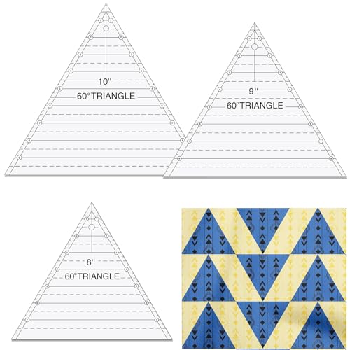 QVJIOA 60 Degree Triangle Rulers image