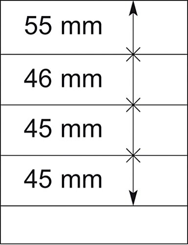 Feuilles neutres LINDNER-T classeur timbre et protection document