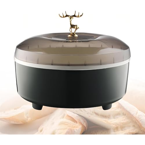 TUPOSTAR MáQuina De FermentacióN DoméStica, Hornillo De FermentacióN De 5 L, con Control De Humedad Y Temperatur, Revestimiento De Acero Inoxidable 304, para Hacer Pan, Yogur,Verde