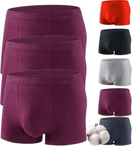 Kaymila Boxer Briefs, Premium Men's Boxer Briefs – Comfort Trunks，Men's Ultra Breathable Soft Boxer Brief