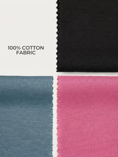 Image of Fflirtygo Women's Cotton Plain Calf Length Capri | Nightwear Pajama | 3 /4th Solid Pyjama Pant | Black Navy and Lavender Lounge Pants | Casual wear & Lounge Wear Capri Combo (Pack of 3)