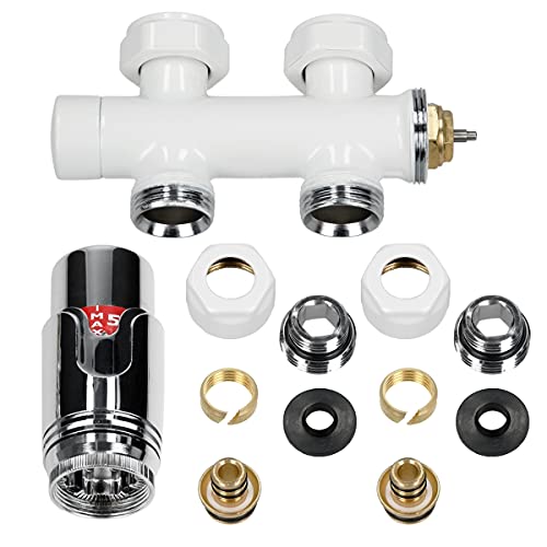 Sèche-serviettes design Sahara 600 x 1500 mm avec thermostat et finitions soignées - 8