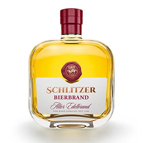 Schlitzer Alter Bier-Brand – Tequilafassgelagert, 43% Vol. – Einzigartiges Malz & Tequila Aromenspiel – 0,5L Edelbrand