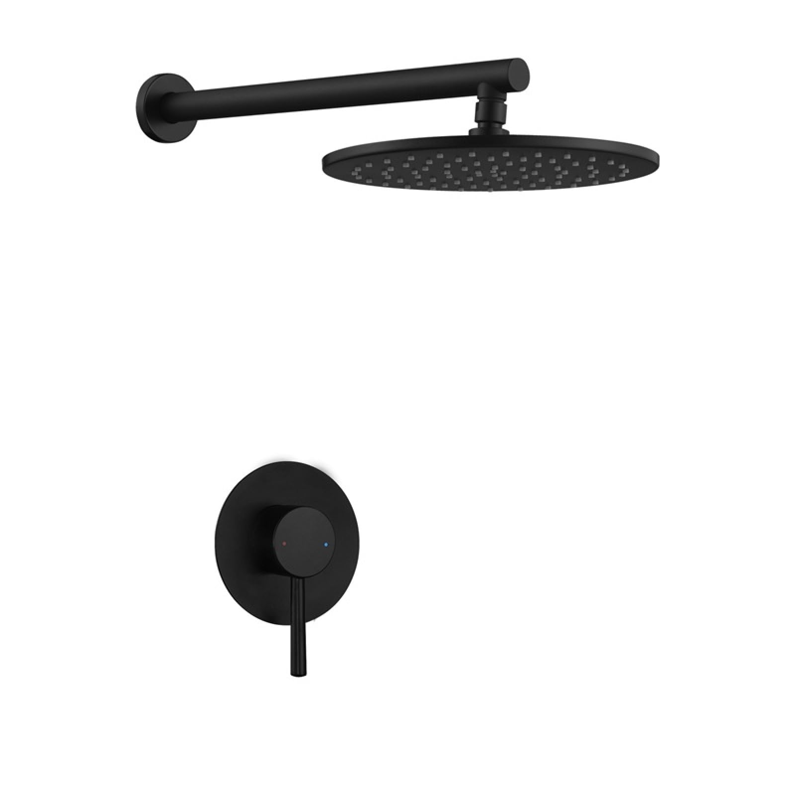 ASerZenith in-Wall Shower Concealed Shower Shower Head Single Function Bath Hotel Engineering Shower(8In Copper Top Spray Wall)