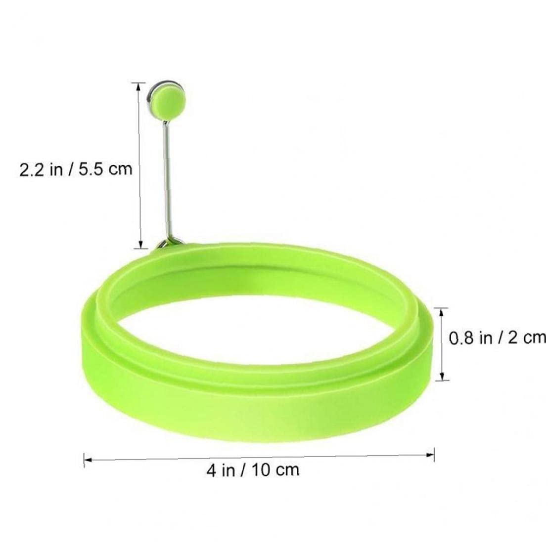 4pcs Silicone Egg Pancake Rings Shape Omelette Fried Egg Mold Frying Pancake Cooking Mould Kitchen Accessories