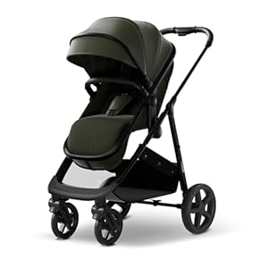 Mompush Wiz 2-in-1 Convertible Baby Stroller with Bassinet Mode – Foldable Infant Stroller to Explore More as a Family – Toddler Stroller with Reversible Stroller Seat