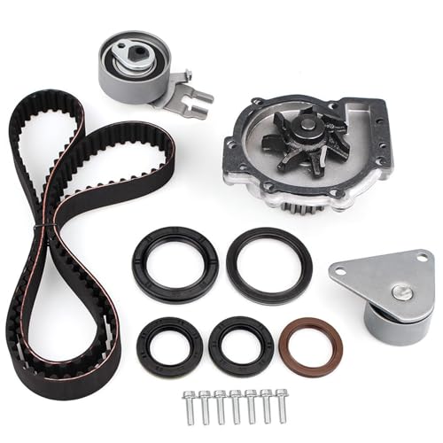 Image of AUCERAMIC TCKWP331A Engine Timing Belt Kit with Water Pump Fit 2001-2013 for Volvo S40 S80 S60 V50 V70 XC70 XC90 2.3L 2.4L 2.5L