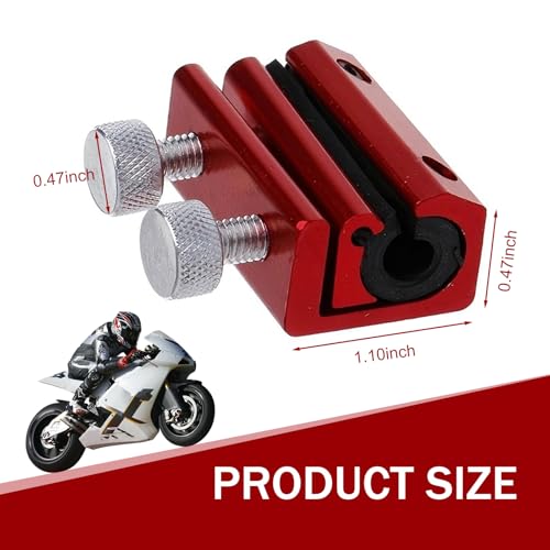 Image of 1 PC Cable Luber Tool, Motorcycle Cable Luber Throttle Puller, Throttle Cable Oiler with Oil Clip, Universal for Motorcycle /Dirt Bike (Red)