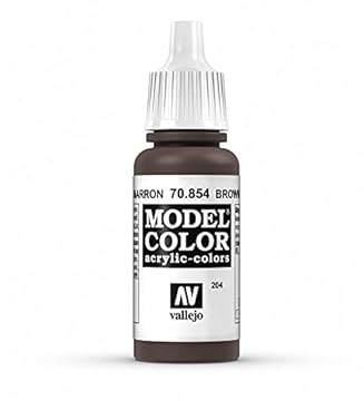 Vallejo Model Color 17 ml Acrylic Paint - Brown Glaze