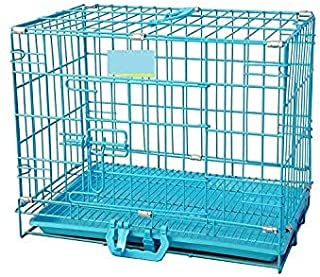 Dog Trust Easy to Move with Removable Tray Iron Cage Crate Kennel for Dog and Rabbit , 30 Inch