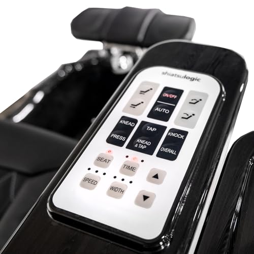 Shiatsulogic Pedicure Chair DX with Discharge Pump, Pedicure Spa Black Gold Fixtures LotusII Tub with Remote Button, Black Coverset