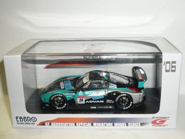 ADVAN EBBRO 電動ラジコンカー Amazon | ☆1/43 EBBRO SUPER GT500 WOODONE ADVAN KONDO Z No.24 緑