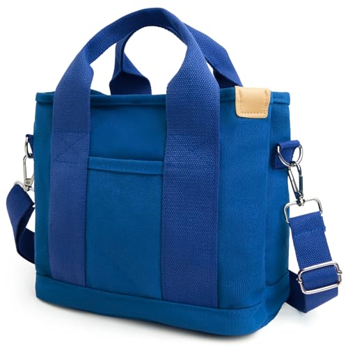 Image of IwIeIaIrI Small Tote Bag for Women,Canvas Mini Tote Bags with Zipper and Multi Pockets,Kids,Girls,Friends Gift 2026
