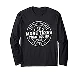 Photo Gallery trump taxes shirt club i paid more taxes than trump vintage maglia a manica Photo Gallery trump taxes shirt club i paid more taxes than trump vintage maglia a manica