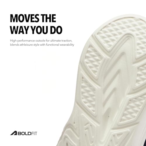 Image of Boldfit Shoes for Woman Soft Sole Women Shoes Memory Foam Walking Shoe for Women Slip on Shoe Woman Anti Skid Foot Wear for Ladies for All Day Walking