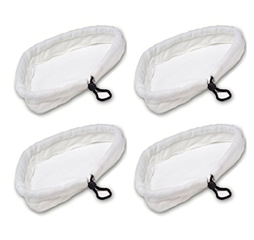 4- Pads that fit H2o, Steamboy Microfiber Steam Mop
