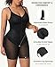 FeelinGirl Fajas Colombianas Moldeadoras Shapewear for Women Tummy Control Postpartum Butt Lifting Body Shaper Black M