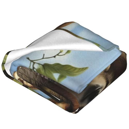 Couverture en micro polaire pour climatisation plaid voyage léger - 4