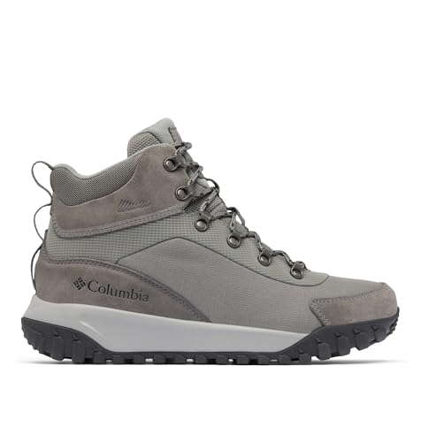 Columbia Burnsider - Botas de senderismo impermeables para hombre, Carbón/Negro, 40.5 EU