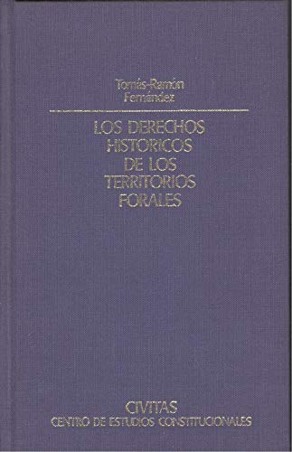 Portada de Los derechos historicos territorios forales