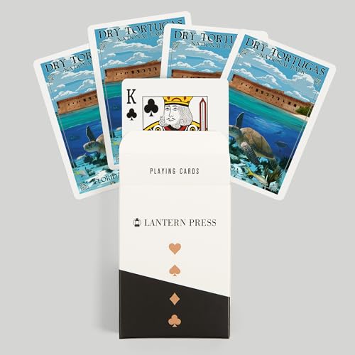 Lantern Press Dry Tortugas Naipes Póker 52 Cartas miniatura 6