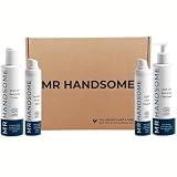 MR HANDSOME Gesichtspflege Männer Set | Fettige Haut | Zertifizierte Naturkosmetik | 4-teiliges Männerpflege-Set