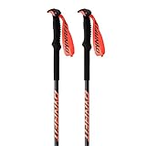 Unisex DYNAFIT Speedfit Vario Orange-Schwarz, Ski- und Tourenstock, Größe 105-135 cm - Farbe Black - Orange