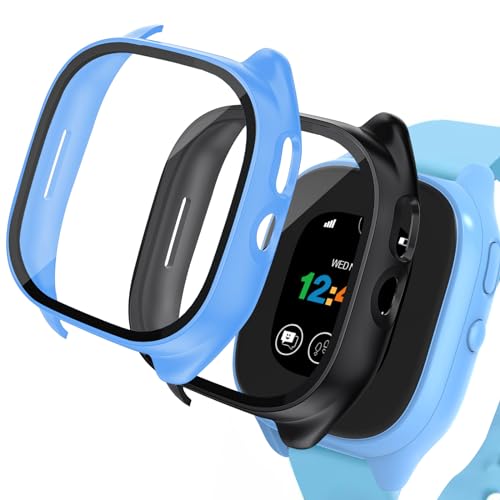 Coque compatible Gizmo Watch 3 avec protection écran rigide PC enfants - 2 pièces