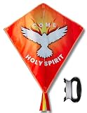Spiritus Toys Christian Kite for Kids & Adults, Diamond Style Easy to Fly Kite, Easy to Assemble, Gr