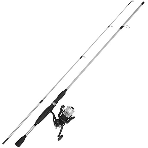 Wakeman Fishing Rod and Reel Combo - 2pc Strike Series Medium Action 78-Inch Spinning Reel Fishing...
