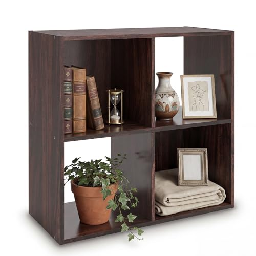 Signature Design by Ashley Glosmount 4 Cube Storage Organizer, Compact Freestanding, Cherry/Light Brown, 24''W x 12''D x 24''H, Engineered Wood (MDF/particleboard/plywood) and Decorative Laminate - image 1