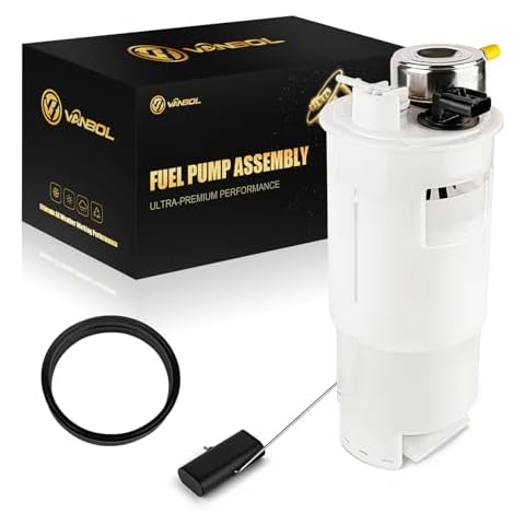 VANBOL Electric Fuel Pump Module Assembly Compatible with Dodge Ram 1500 1998-2001 Ram 2500 1998-2002 Ram 3500 1998-2002 3.9L V6 5.2L 5.9L V8 8.0L V10 26 34 Gallon Tank Replace E7138M SP7138M FG0227 Cover