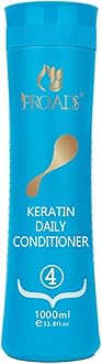 PROADS® Professional Keratin Daily Conditioner No. 4, Repairs Damaged And Brittle Hair | Natural Botanicals Ingredients | Coconut Extracts | Best For Healthy And Beautiful Looking Hair | At-Home Treatment | Unisex | 1000ml