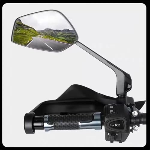 Espejo retrovisor de motocicleta con ángulo ajustable antideslumbrante 6