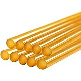 Randalfy Standard Klebesticks Ø11 mm Klebesticks Heißkleber für Ausbeulwerkzeug Dellen Reparaturset Gleithammer Ausbeulwerkzeug - 10 Stück gelbe Klebesticks Klebesticks