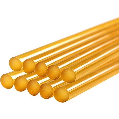 Image of GLISTON Dent Repair Glue Sticks, Paintless Dent Puller Tool Glue Stick, for Hot melt Glue Gun car Repair dent Mobile Tool Set - 10 PCS Yellow Glue Sticks