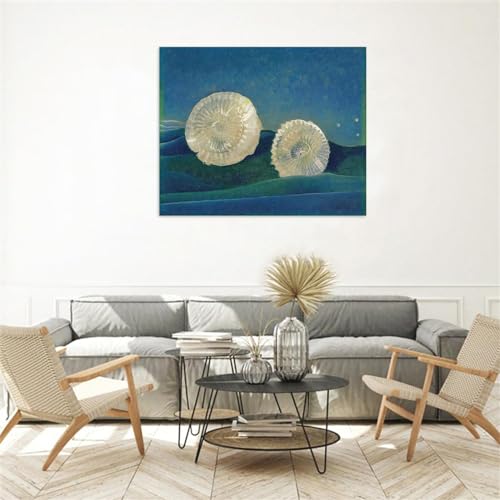 Tableau Max Ernst impression sur toile de décoration murale chambre affiche d'art célèbre 50x60 - 2