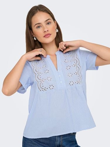 Onlskano SS EMB Top WVN la solution pour un look chic sans effort en été - 6