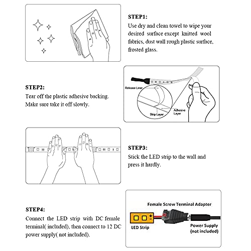 Tira LED Infrarroja SMD3528 12V 60 LEDs 2m No Impermeable miniatura 6