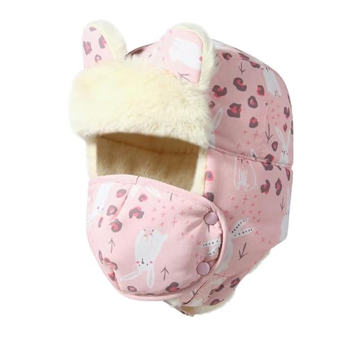 Chapeau bomber enfants avec cache-oreilles et doublure polaire chaude