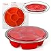 Appetizer Serving Tray and Collapsible Party Platter with Lid - BPA Free