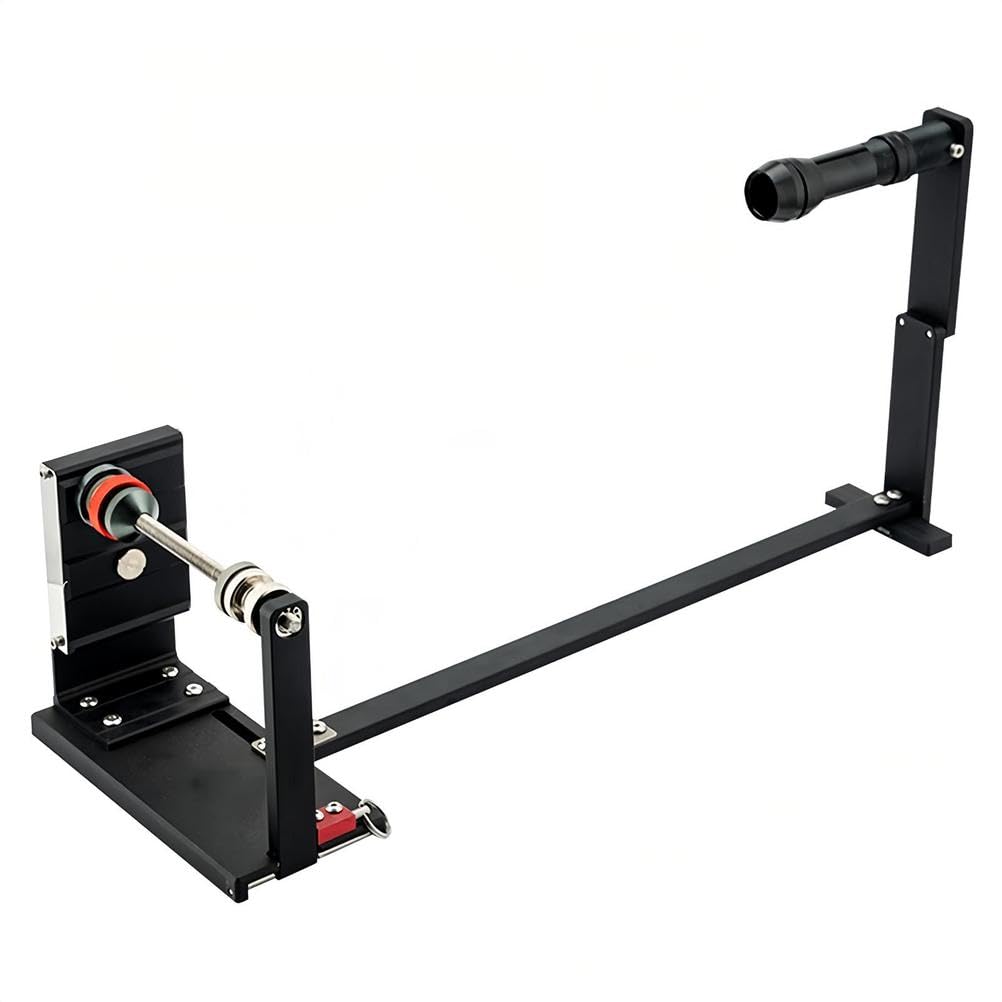 Enrouleur de ligne de pêche, station de bobine de ligne de pêche, longueur de la bobine 120 mm, tension d'enroulement réglable, pour épingler, lancer et moulinet à la traîne