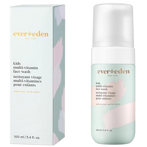 Evereden Kids Face Wash: Melon Juice 3.4 fl oz. | Gentle Skin Care | Clean and Non-toxic Face Wash | Kids Skin Care