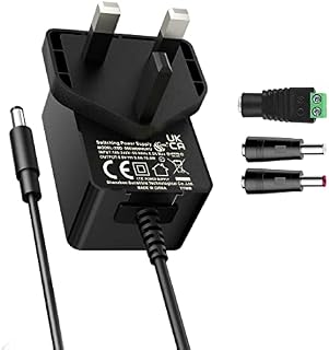 5V 3A Power Supply Adapter 5V 3000mA Universal Power Transformer 5 Volt 3Amp,DC Plug Adapters DC Charger for LED Strip Lights, Audio/Video, Router, 4.9ft/1.5m Length Cable,5.5x2.1mm With 3Tip
