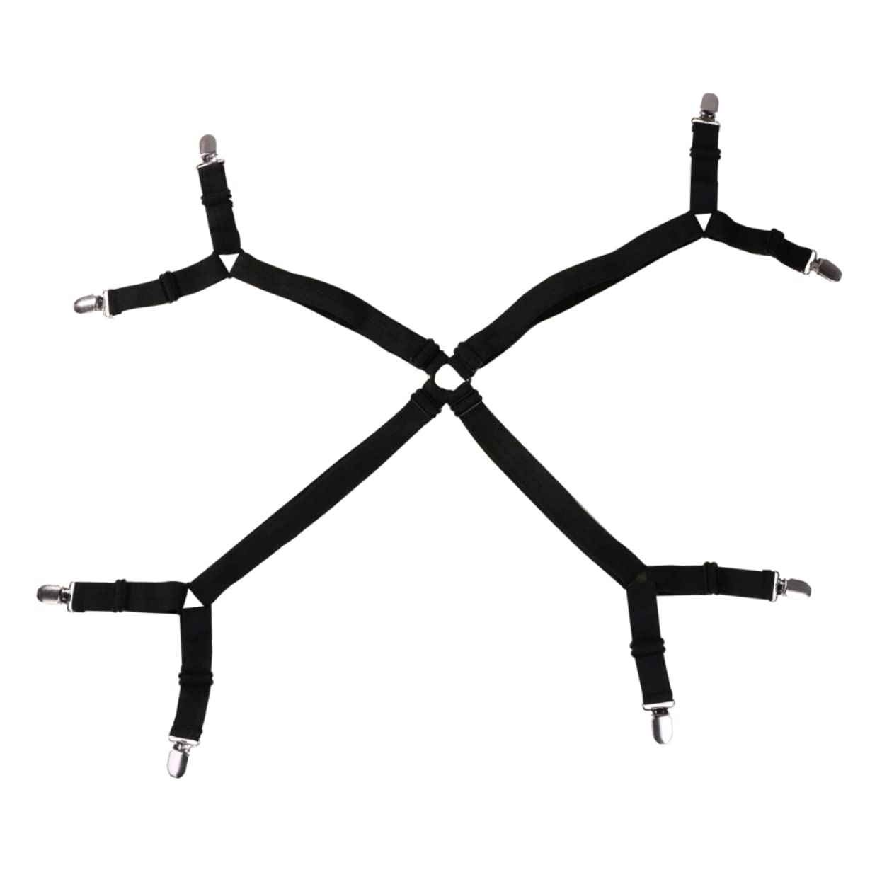 Zerodeko 3stücke Bettlakenhalter Verstellbar rutschfeste Spannbänder Für Spannbettlaken Und Bettdecken Clips Für Sichere Fixierung Elastische Halterungen Für Saubere Und Ordentliche