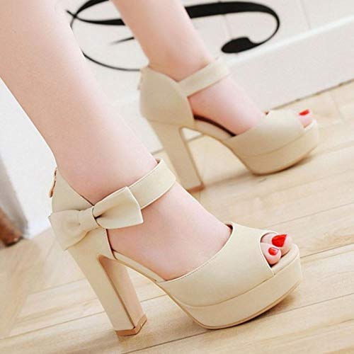 Lydee Donne Moda Scarpe Estive Tacco Blocco