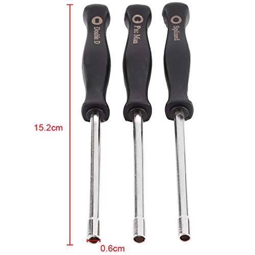 Carburetor Adjusting Tool 3 Pcs Carburetor Adjusting Screwdrivers Carb Tuning Service Tools Set Splined Double D Type #TOP4