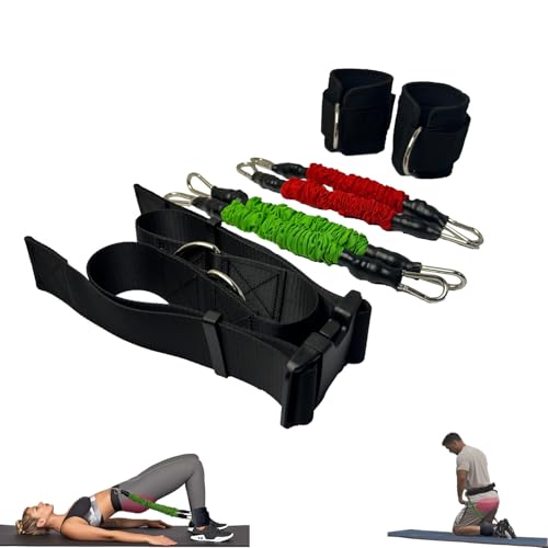 2025 New Hip Thrust and Kneeling Squat Set, Come with 90lbs Porta...