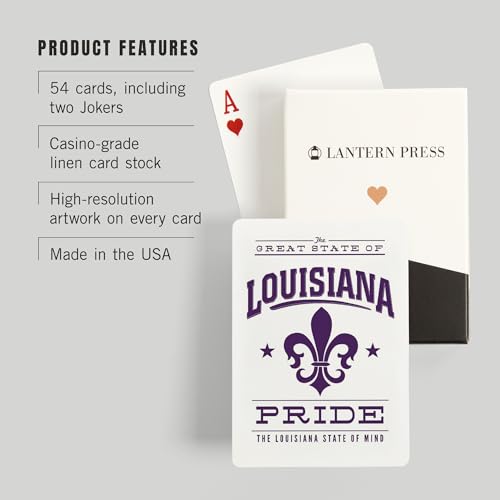 Lantern Press Baraja Póker 52 Cartas miniatura 3