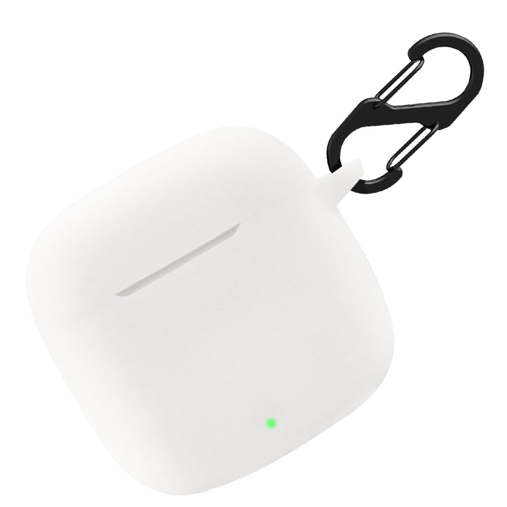 Silikonowe etui do Huawei FreeBuds SE2, odporne na uderzenia etui ochronne i skóra, etui ochronne do Huawei FreeBuds SE 2 z breloczkiem (białe)